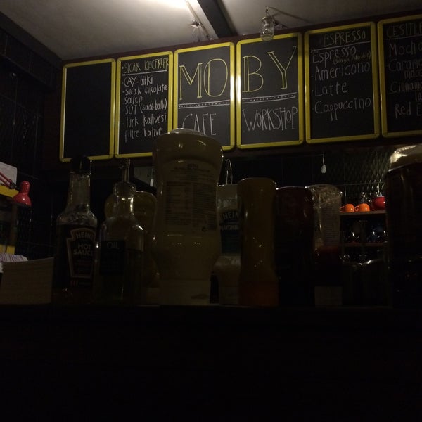 Photo taken at Moby Cafe &amp; Workshop by Mansur C. on 3/15/2015