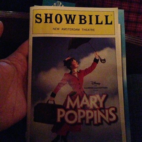 Photo taken at Disney&#39;s MARY POPPINS at the New Amsterdam Theatre by Philip Y. on 2/17/2013