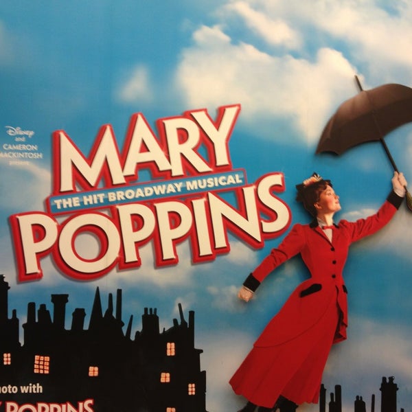 Photo taken at Disney&#39;s MARY POPPINS at the New Amsterdam Theatre by adam g. on 1/18/2013