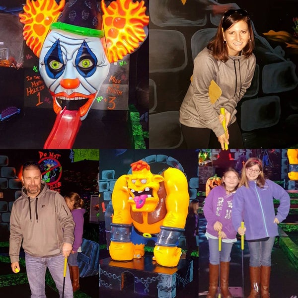 Photo taken at Monster Mini Golf by Southern Family F. on 2/13/2016