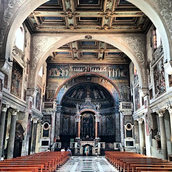 Photo taken at Basilica di Santa Prassede by Claudio C. on 8/6/2013