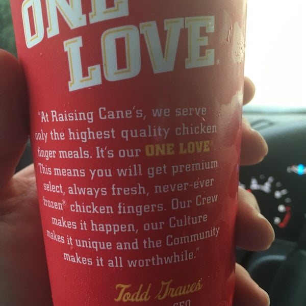 Photo taken at Raising Cane&#39;s Chicken Fingers by Rober T. on 4/29/2016