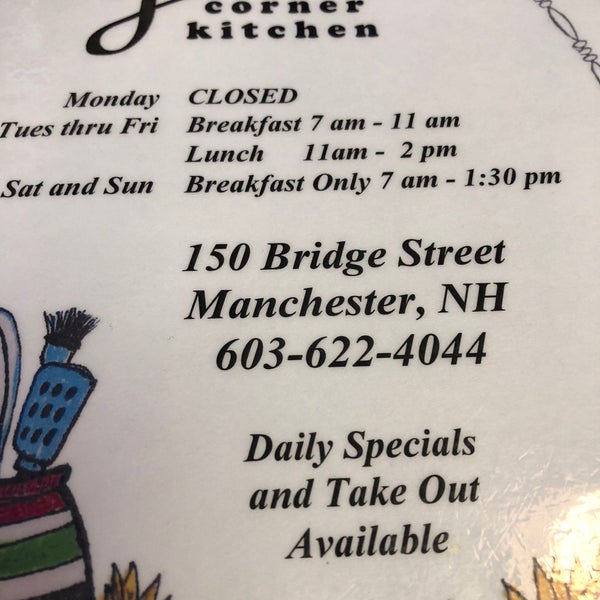 Julien's Corner Kitchen 150 Bridge St