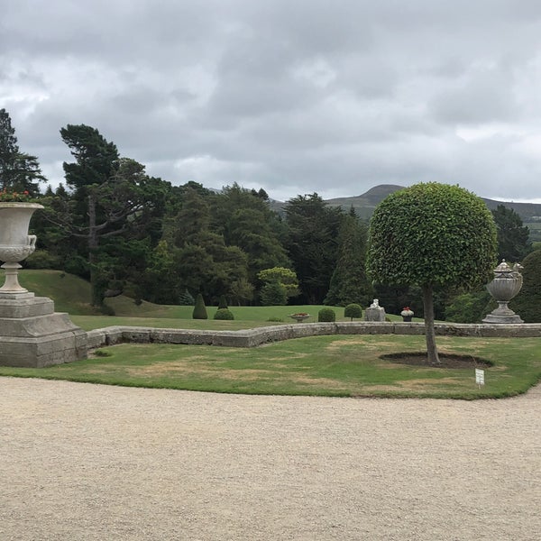 Photo taken at Powerscourt House and Gardens by Ed C. on 8/23/2018