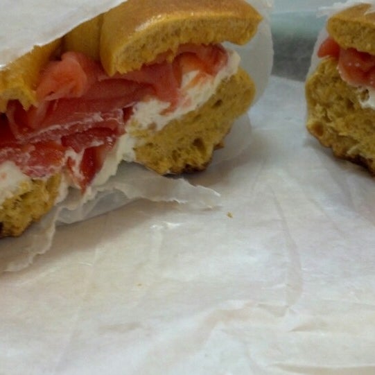 Photo taken at NY Jumbo Bagels by Keith K. on 2/17/2013