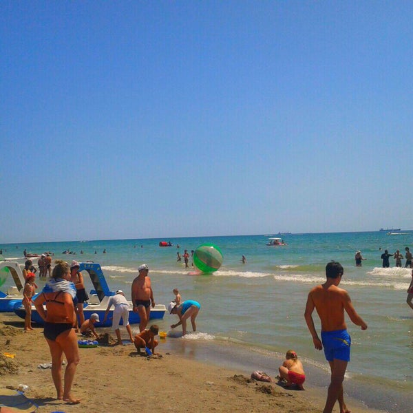 Photo taken at Мама пляж by Юлия Б. on 7/19/2015
