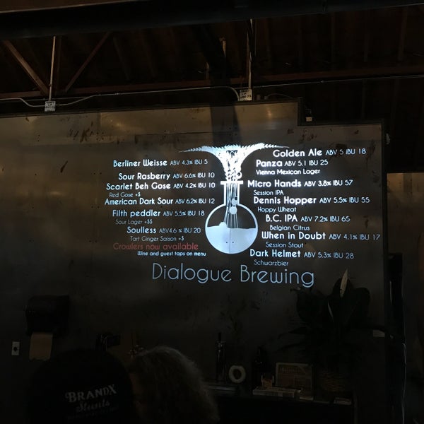 Photo taken at Dialogue Brewing by Joshua G. on 4/2/2017