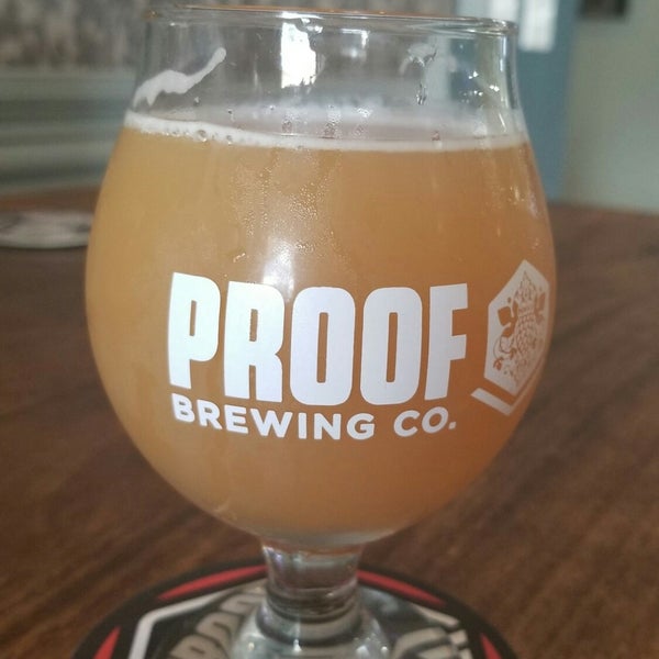 Photo taken at Proof Brewing Company by Christopher W. on 9/7/2018