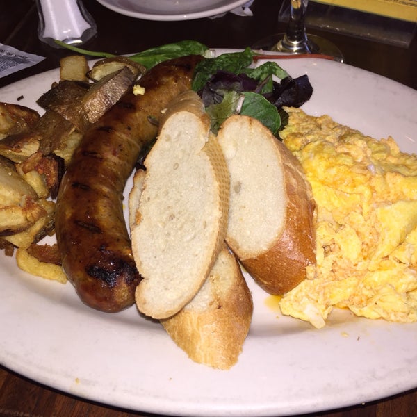 If spicy crab eggs with andouille sausage are ever the special, get them!