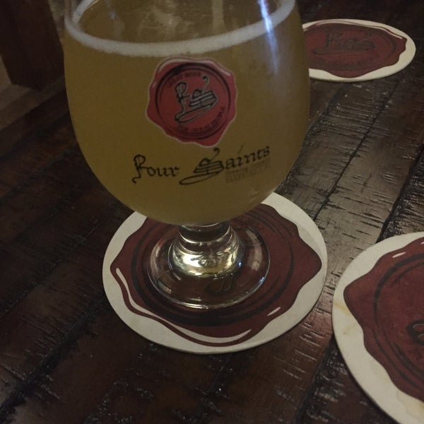 Photo taken at Four Saints Brewing Company by Ted G. on 4/7/2019