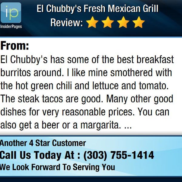 Foto tirada no(a) El Chubby&#39;s Fresh Mexican Grill por Social Media D. em 12/5/2015