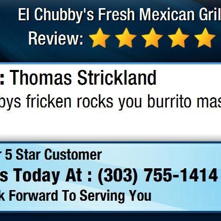 Foto tirada no(a) El Chubby&#39;s Fresh Mexican Grill por Social Media D. em 12/14/2015