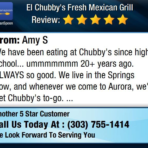 Foto tirada no(a) El Chubby&#39;s Fresh Mexican Grill por Social Media D. em 11/5/2015