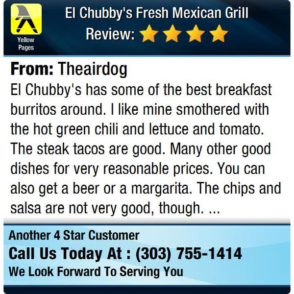 Foto tirada no(a) El Chubby&#39;s Fresh Mexican Grill por Social Media D. em 12/2/2015