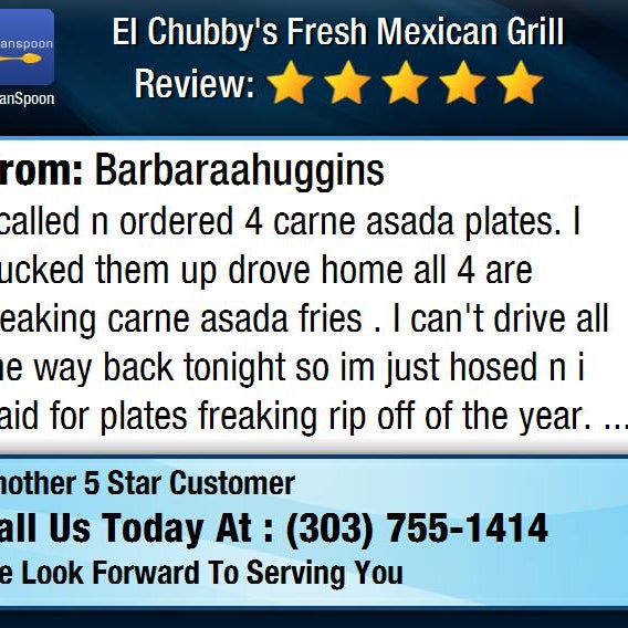 Foto tirada no(a) El Chubby&#39;s Fresh Mexican Grill por Social Media D. em 10/12/2015