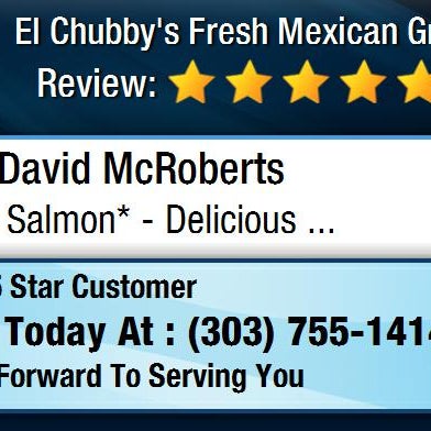 Foto tirada no(a) El Chubby&#39;s Fresh Mexican Grill por Social Media D. em 10/24/2015