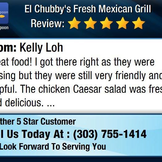 Foto tirada no(a) El Chubby&#39;s Fresh Mexican Grill por Social Media D. em 10/5/2015