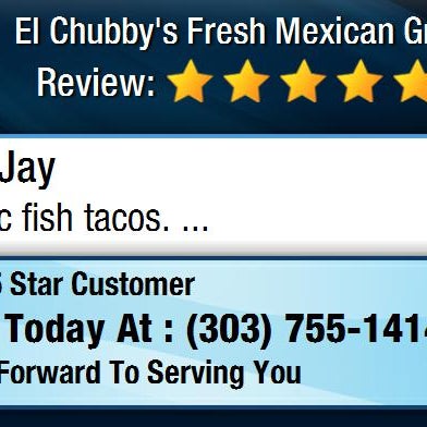 Foto tirada no(a) El Chubby&#39;s Fresh Mexican Grill por Social Media D. em 10/2/2015