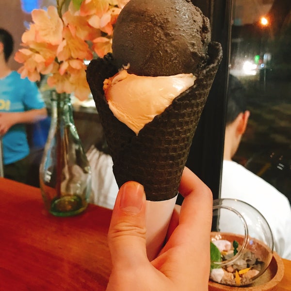 Photo taken at FATCAT Ice Cream Bar by Wei C. on 4/1/2018