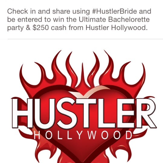 Hustler Hollywood.