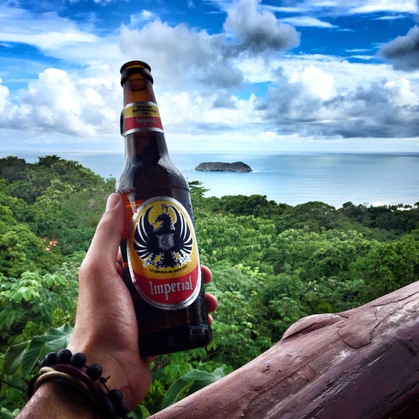 Can't beat the view. The food ain't to shabby either. Try the fried snapper with an imperial beer, kick back and enjoy some of the most impressive views Costa Rica has to offer.