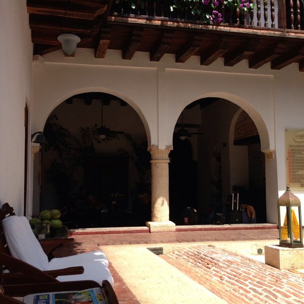 7/15/2013 tarihinde Cristian M.ziyaretçi tarafından Casa del Arzobispado Hotel Cartagena de Indias'de çekilen fotoğraf