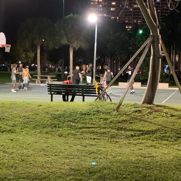 Basketball Court at Margaret Pace Park Park in WynwoodEdgewater