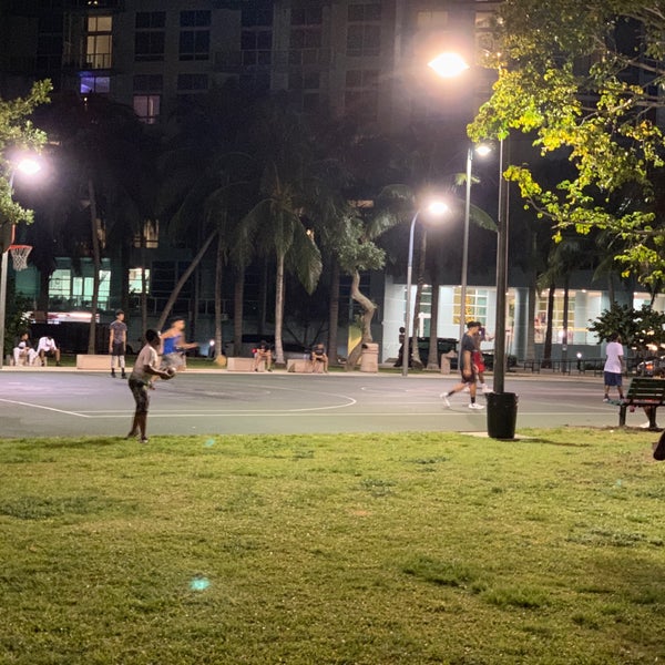 Basketball Court at Margaret Pace Park Park in WynwoodEdgewater