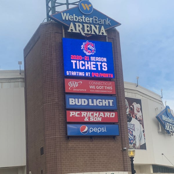 Photo taken at Total Mortgage Arena by Donna L. on 5/18/2020