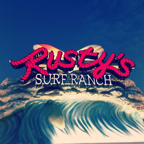 Photo taken at Rusty&#39;s Surf Ranch by Tommy H. on 9/12/2015