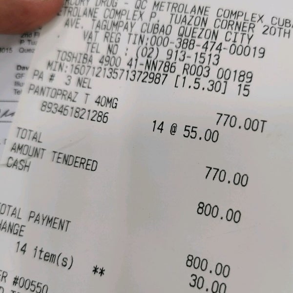 Mercury Drug 15th Ave Mercury 2021