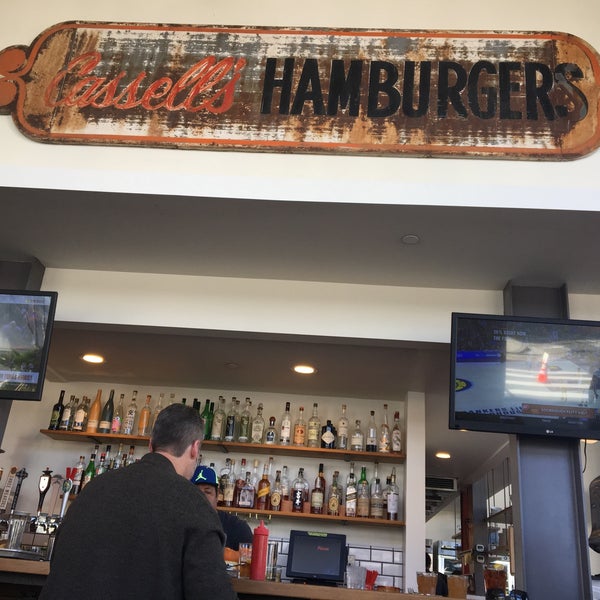 Photo taken at Cassell&#39;s Hamburgers by Philip C. on 2/6/2019