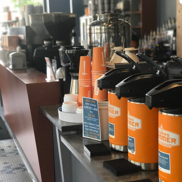 Thomas Hammer Coffee Shop in Downtown Boise City