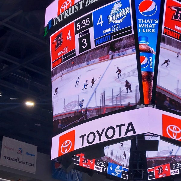 Снимок сделан в INTRUST Bank Arena пользователем Gina E. 2/27/2021