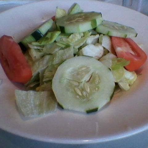 I had the House Salad for a Starter!