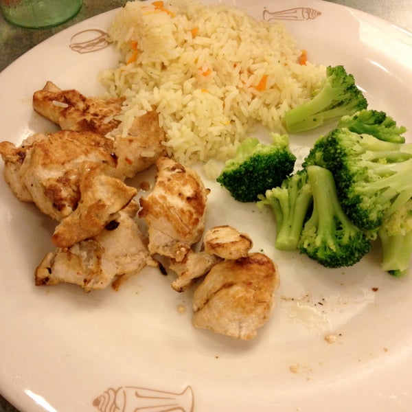 I had Turkey Tips with Rice & Broccoli for dinner!