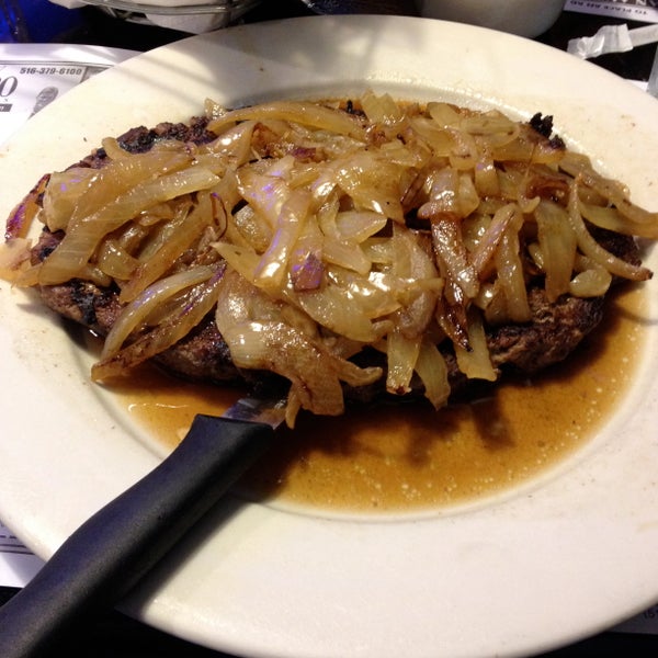 I had the Chopped Steak with Sauteed Onions for dinner as a main dish!