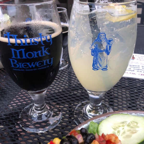 Photo taken at Thirsty Monk Brewery &amp; Pub by Stephanie L. on 7/5/2020