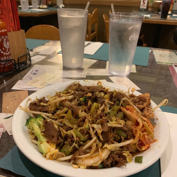 Photo taken at El Camino Mongolian BBQ by Carrie C. on 1/5/2019