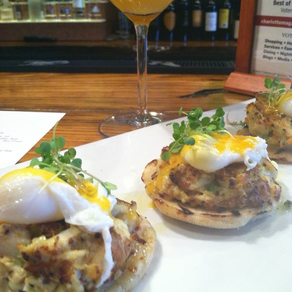 Try the Crab Benedict Sliders and bottomless Mimosas for weekend brunch.