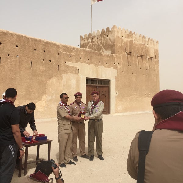 Foto tirada no(a) Al Zubarah Fort and Archaeological Site por بو شهد ا. em 2/21/2015