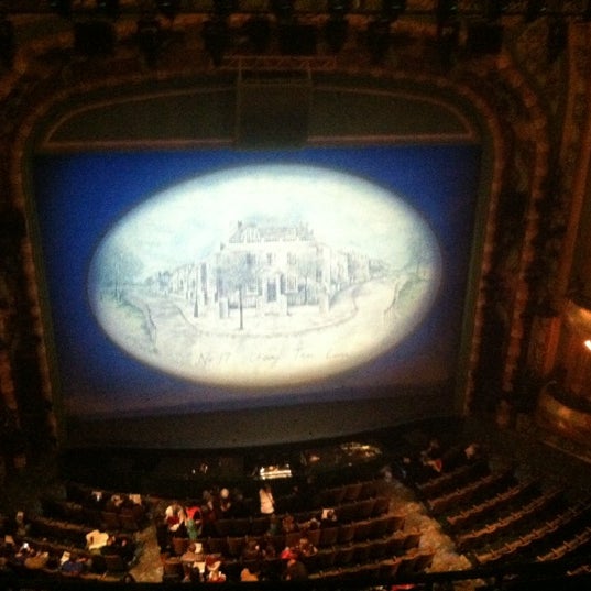 Photo taken at Disney&#39;s MARY POPPINS at the New Amsterdam Theatre by Pete at MainLineMediaNews on 1/12/2013