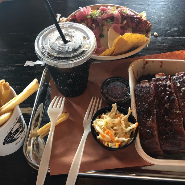 Photo taken at Mighty Quinn&#39;s BBQ by Jorge L. on 9/4/2019