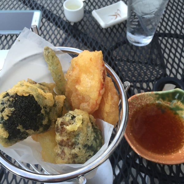 If you want a to eat by the river.. Try the vegetable tempura.