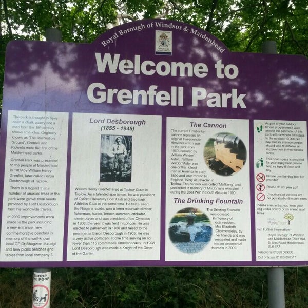 Grenfell Park Maidenhead'da Park