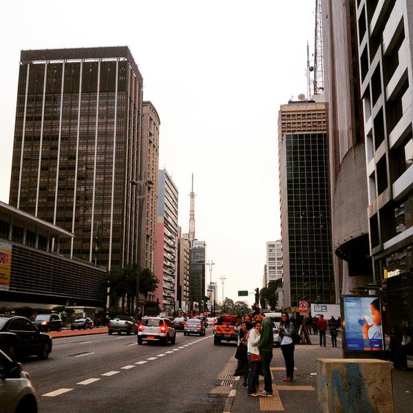 Photo taken at Paulista Avenue by Guilherme S. on 7/26/2015