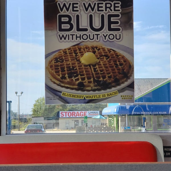 Waffle House Blueberry Waffle