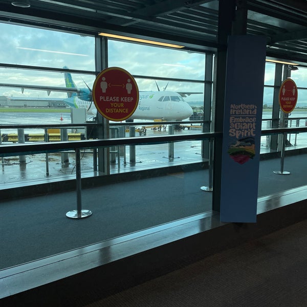 Photo taken at George Best Belfast City Airport (BHD) by راء | R on 10/12/2022