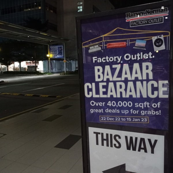 Harvey Norman Factory Outlet Electronics Store in Bedok