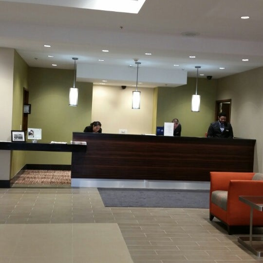 Photo taken at DoubleTree by Hilton Hotel Grand Rapids Airport by Lisa C. on 3/13/2015